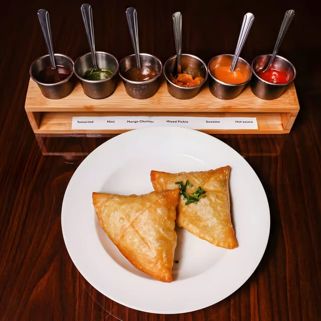 Vegetable Samosa.